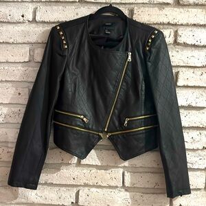 Forever 21 Faux Leather Jacket size L